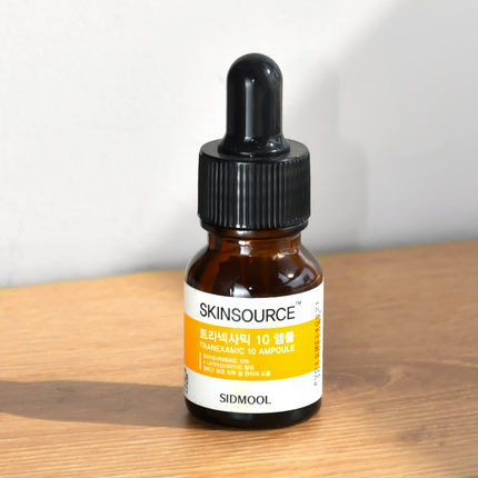 现货韩国sidmool传明酸10%精华安瓶改善肤色不均匀精华液12ml