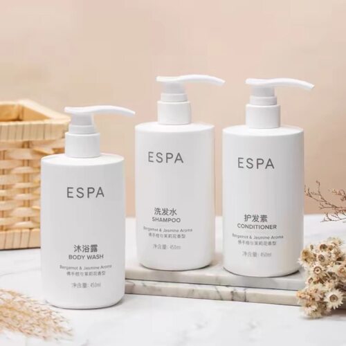 酒店新款ESPA佛手柑与茉莉花香型洗发水护发素沐浴露450ml