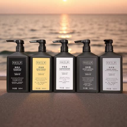 古德佩尔洗发水沐浴露360ml橡木香大瓶润肤露洗手液喜来登酒店款