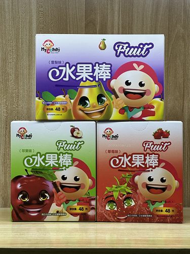 3盒54】我D小蔡蔡水果棒48g(15根