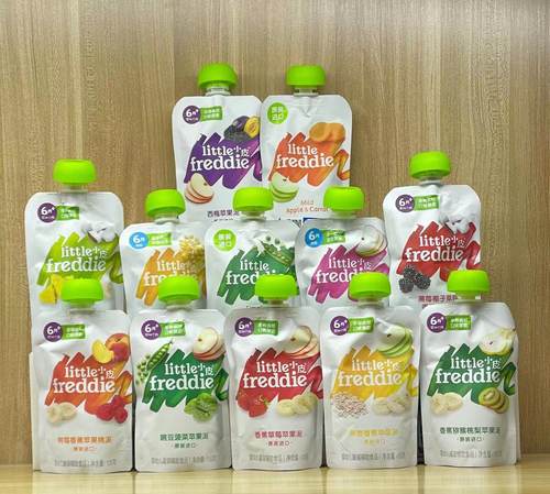 10袋169小皮果泥多口味100g