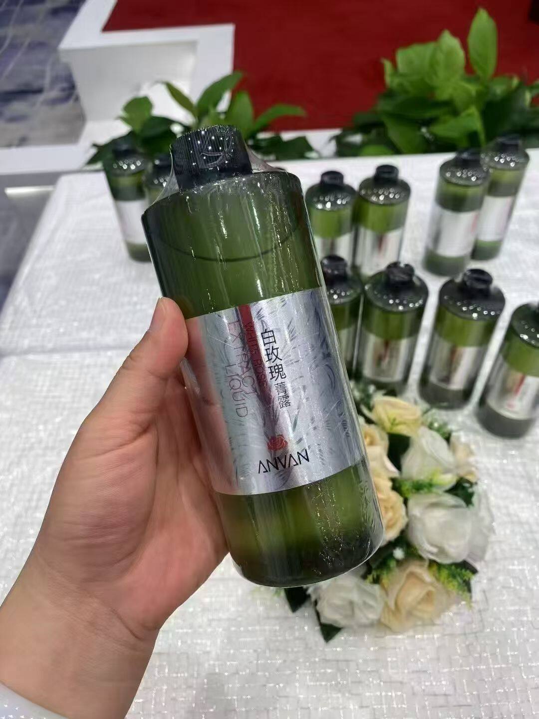 汉芳白玫瑰菁露500ml 纯露花水补水保湿嫩肤湿敷柔爽肤喷雾化妆水