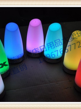 特价创意led充电酒吧台灯 酒吧抗摔圆形装饰烛台 餐厅发光小夜灯