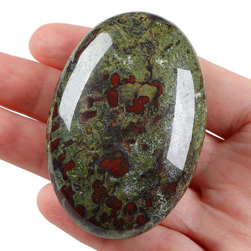 龙血石天然原石手握把件