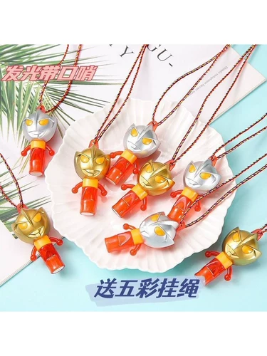 Ultra, Ультрамен Тига, мультяшный свисток, мигающая игрушка для детского сада, награда, подарок на день рождения