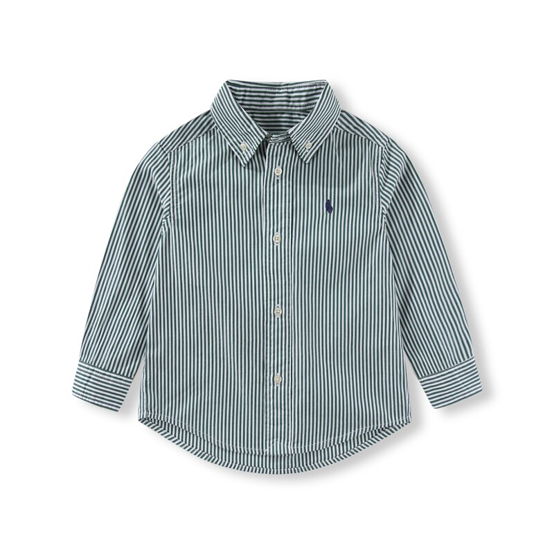 RL001-2男女童高织府绸纯棉经典条纹春秋新款休闲百搭90-170