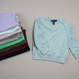 RL130男女童纯棉棉圈百搭卫衣春秋长袖