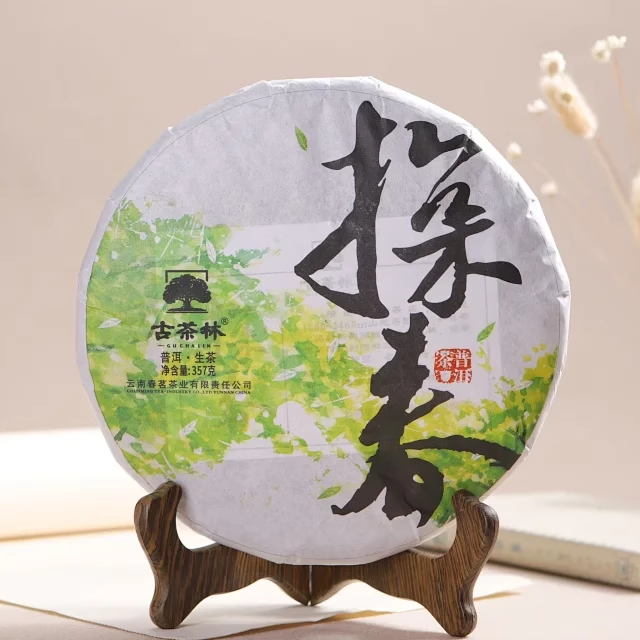探春 古茶林古树头春茶 普洱生茶 357克饼茶 鲜甜香扬