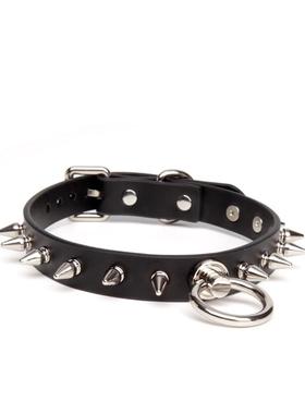 Puppy真皮项圈铆钉牛皮小狗choker颈圈女m颈饰品定制可刻字k9脖圈