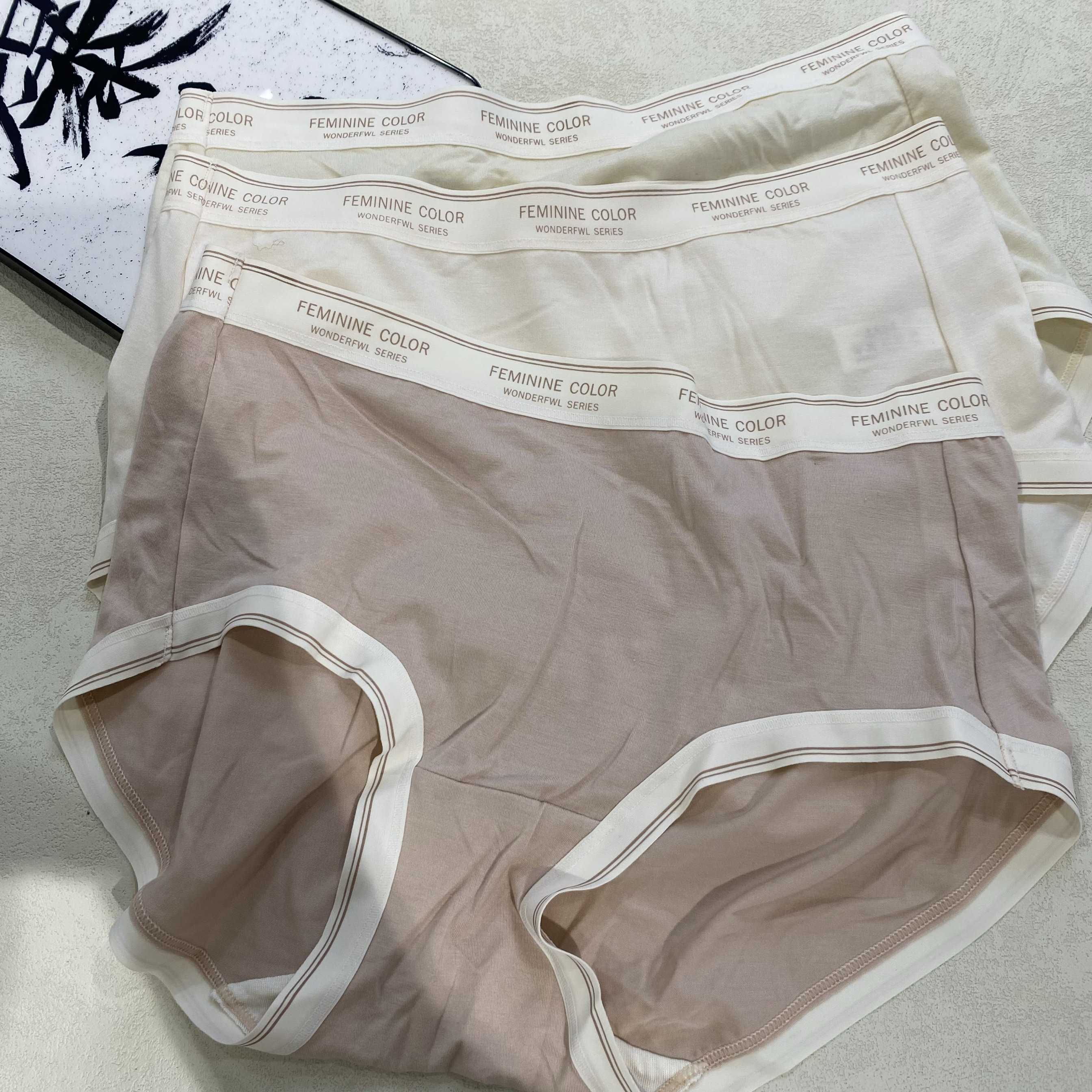  3条装美式女高英文蜜桃裤～四季超高弹紫杉醇抑菌舒适三角内裤,女士内衣/男士内衣/家居服,女三角裤,淘宝优惠券,粉丝福利购,淘宝优惠卷