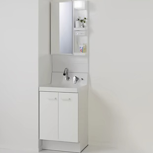 日本原装进口骊住Piara对开门式整体浴室柜单面镜柜门宽500mm日式