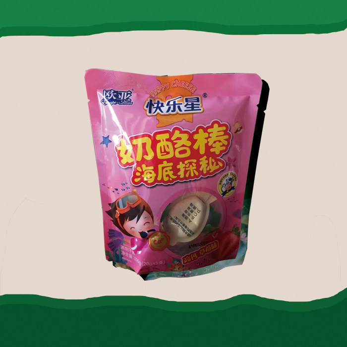 欧亚牛奶 快乐星高钙奶酪棒 儿童零食即食产品 20克*5支/4包装