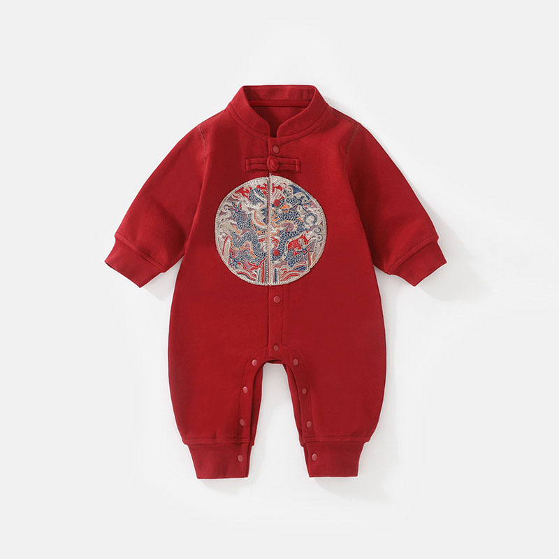 【2折专区】折扣店撤柜|亲子装中小童秋冬款中式百日宴婴儿连体衣