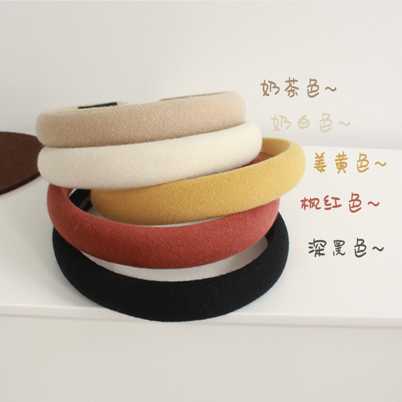 海绵发箍秋冬网红宽边洗脸化妆压发头箍女韩式发捆高级感韩国发卡,饰品/流行首饰/时尚饰品新,发饰,淘宝优惠券,粉丝福利购,淘宝优惠卷