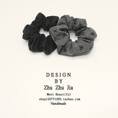 大肠发圈高级感头绳2024年新款 头花发绳个性 扎头发橡皮筋饰品皮套