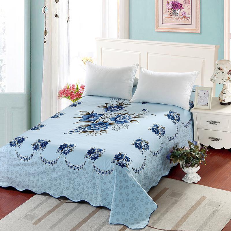 上海民光全棉磨毛印花床单