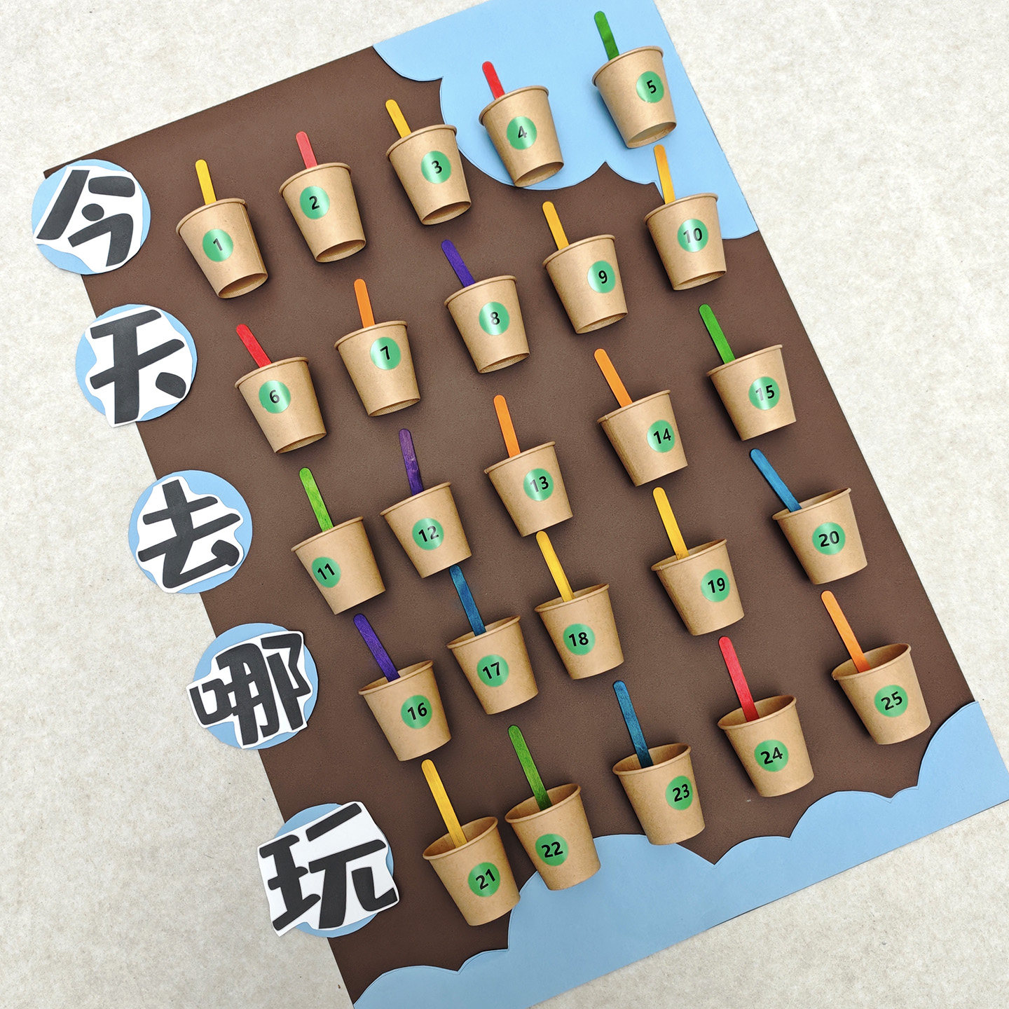 幼儿园环创材料主题墙今天去哪玩行动装饰打卡进区牌区角区域插牌,家居饰品,文化墙贴,淘宝优惠券,粉丝福利购,淘宝优惠卷