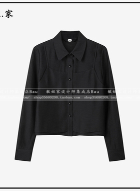 敏姐26春韩国设计师品牌DEWL新款4月单排扣翻领短外套
