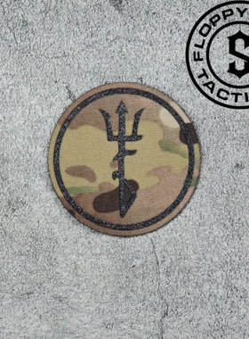 【软趴趴复刻】WOLF FORTY  WFD圆形魔术贴章士气章