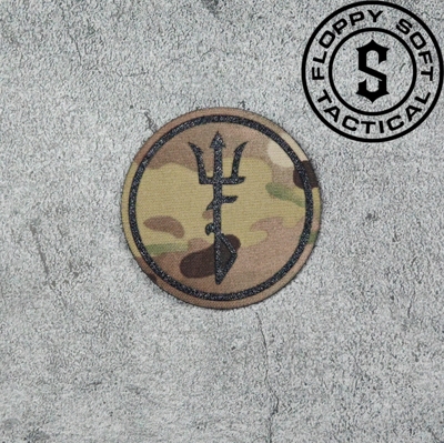 【软趴趴复刻】WOLF FORTY  WFD圆形魔术贴章士气章