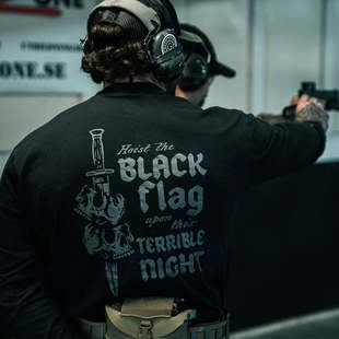 【软趴趴战术】GBRS GROUP TERRIBLE NIGHT 黑色长袖卫衣