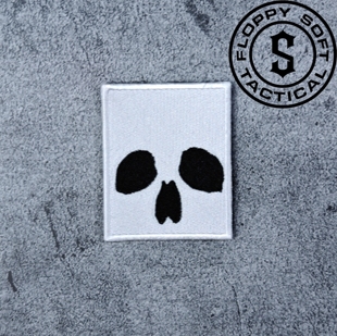 骷髅士气章军迷贴章臂章S&S广告兵爱用 Skull 软趴趴复刻