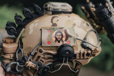 【软趴趴精制】SC.IRREGULARS HOLY FACE FLAG PATCH