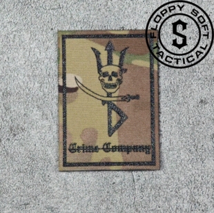 FORTY WOLF CrimeCo_联名魔术贴章士气章 软趴趴复刻