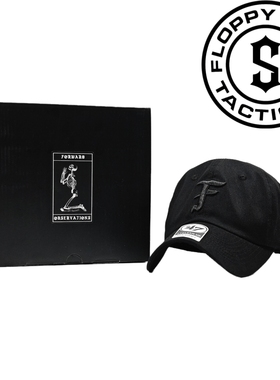Forward Observations Group 新款纯黑色软顶老爹帽