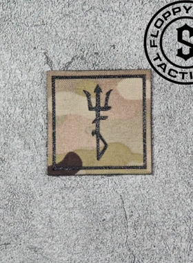 【软趴趴复刻】WOLF FORTY  WFD方形魔术贴章士气章