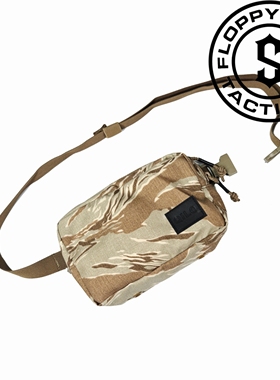 【软趴趴精制】复刻QILO 金虎斑配色 小腰包胸包背包