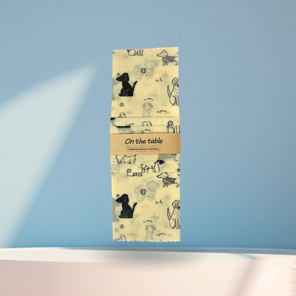 可循环使用,蜂蜡布套装—汪汪队,蜂蜡保鲜布,beeswax wraps