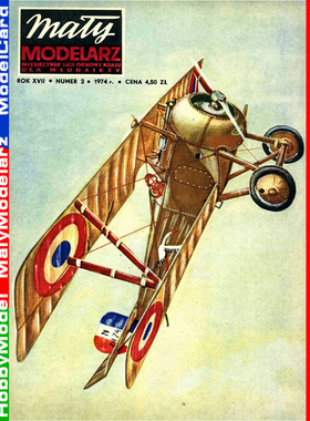 Maly Modelarz 1974-02 - Fokker II, Morane, Nieuport