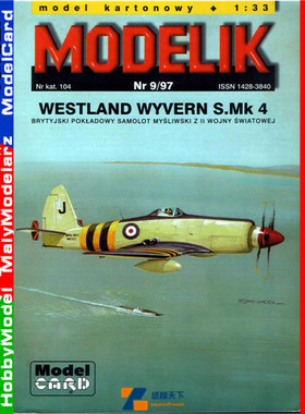Modelik 1997-09 - Westland-Wyvern S.Mk 1
