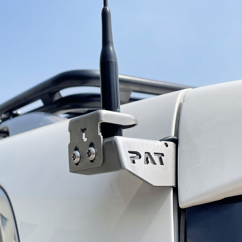 닛산 순찰 Y62에 적합 수정 된 자동차 라디오 라디오 안테나 스테인레스 스틸 도난 방지 브래킷 카드 가장자리