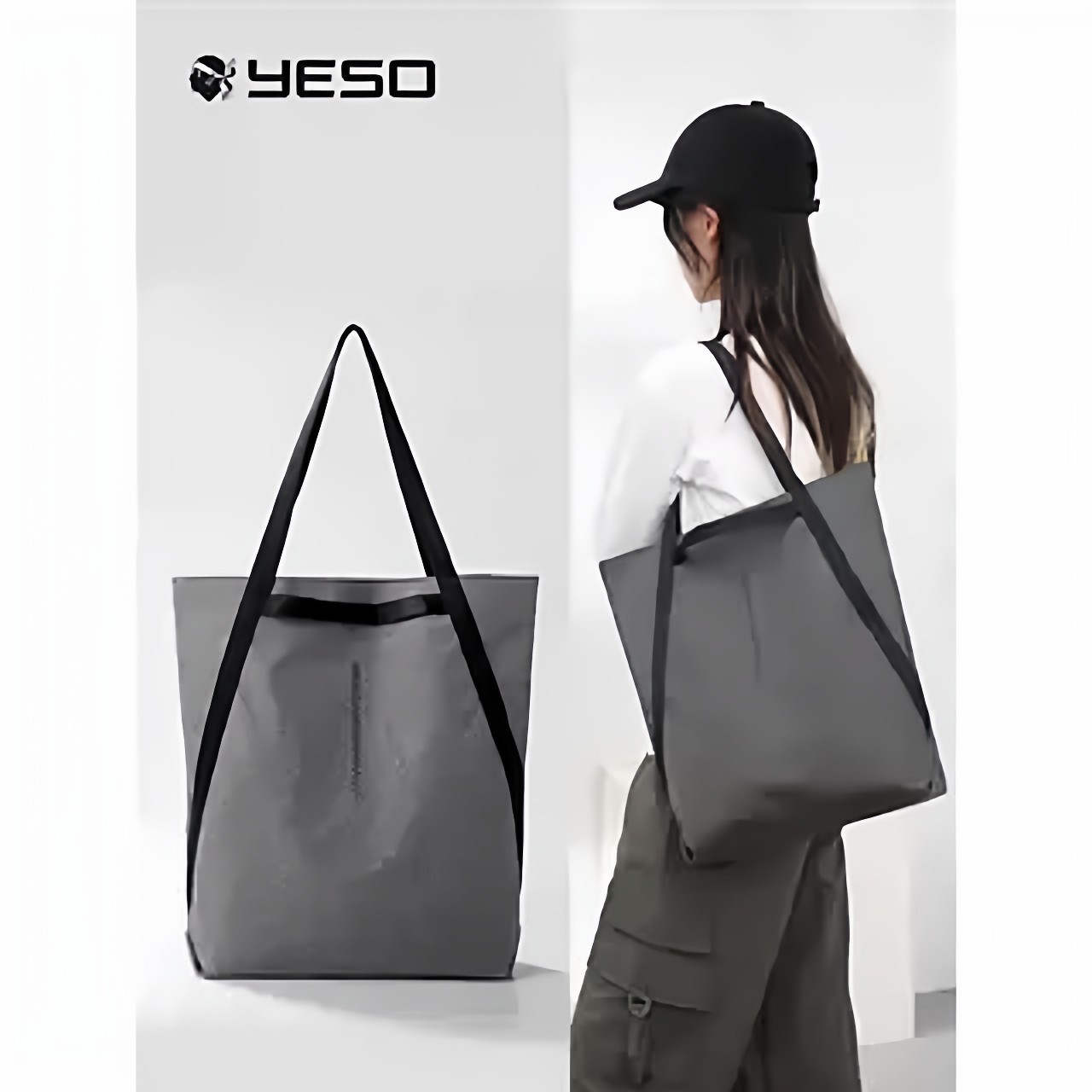 YESO斜挎包女包包大容量2025新款背包帆布包轻女士包斜挎包母子包,箱包皮具/热销女包/男包,托特包,淘宝优惠券,粉丝福利购,淘宝优惠卷