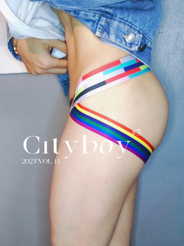 CITYBOY~2条男丁低腰宽腰带运动健身双丁内裤束腰小受性感丁字T裤