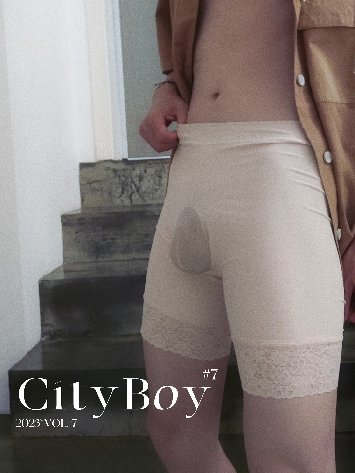 男士勾人性感蕾丝边长款四角内裤网眼透气舒适无痕特色个性平角裤