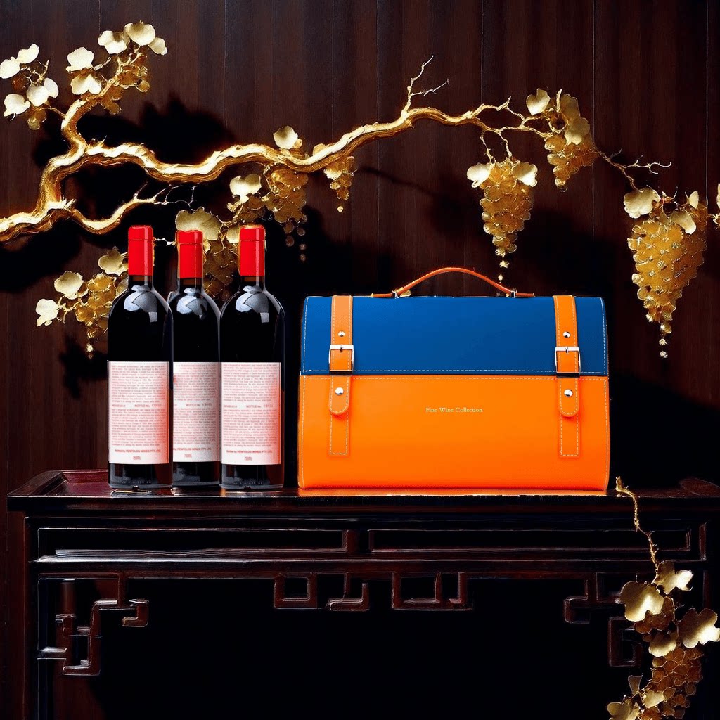 酒盒三支装红酒包装盒礼盒葡萄酒礼品盒皮质创意伴手礼自主实拍图