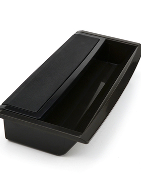 工业柜门隐藏拉手黑色塑料嵌入式柜门拉手UWAUNJ80/120/180