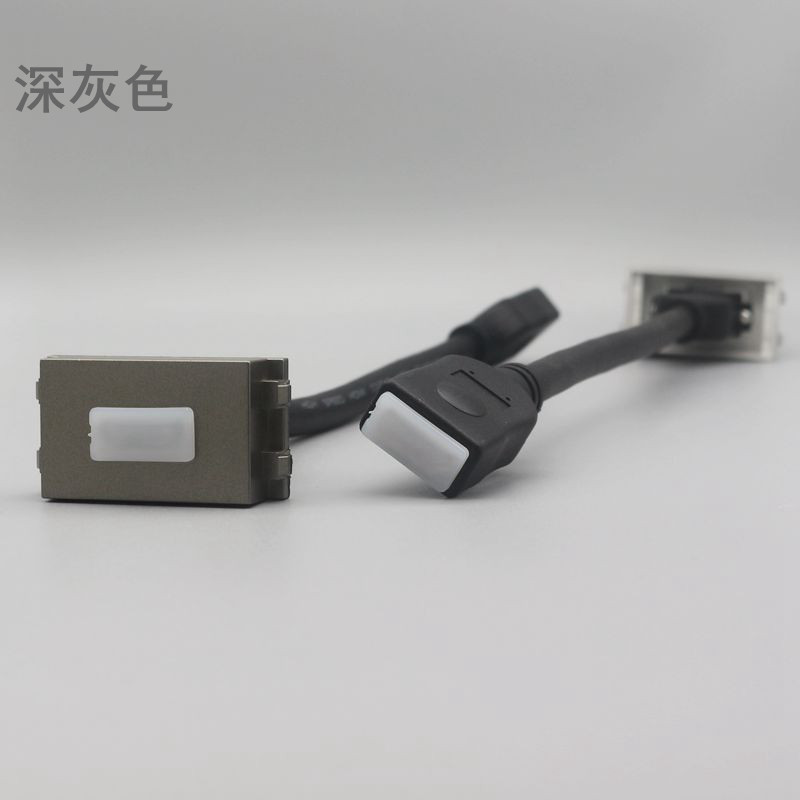 hdmi带线高清数字电视插座面板