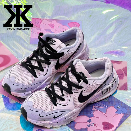 Nike耐克女跑步鞋浸染