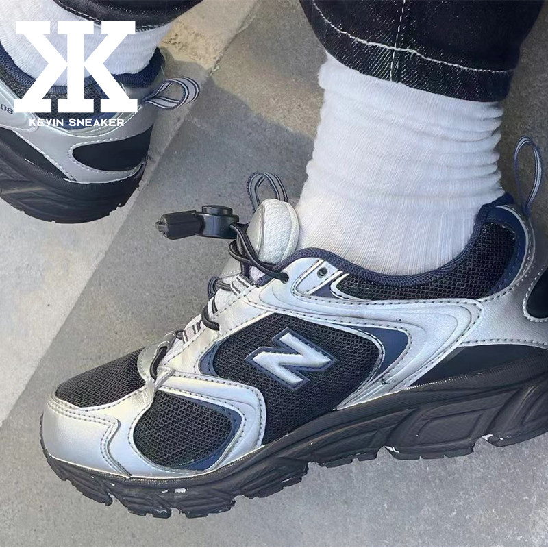 球鞋定制New Balance 408气泡水母液态机甲未来机能低帮跑步鞋