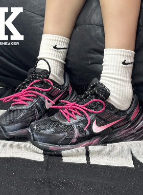 球鞋定制Nike耐克V2KRun霞虹战士废土风户外防滑耐磨低帮跑步鞋