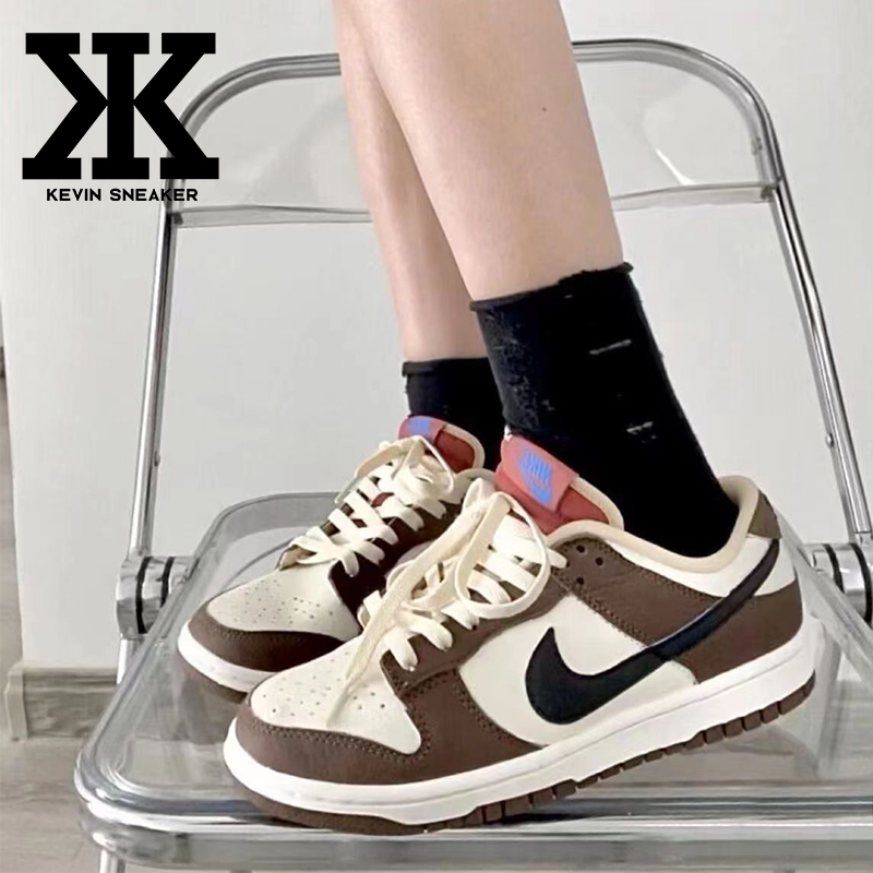 Nike耐克奶咖黑巧美式低帮女板鞋