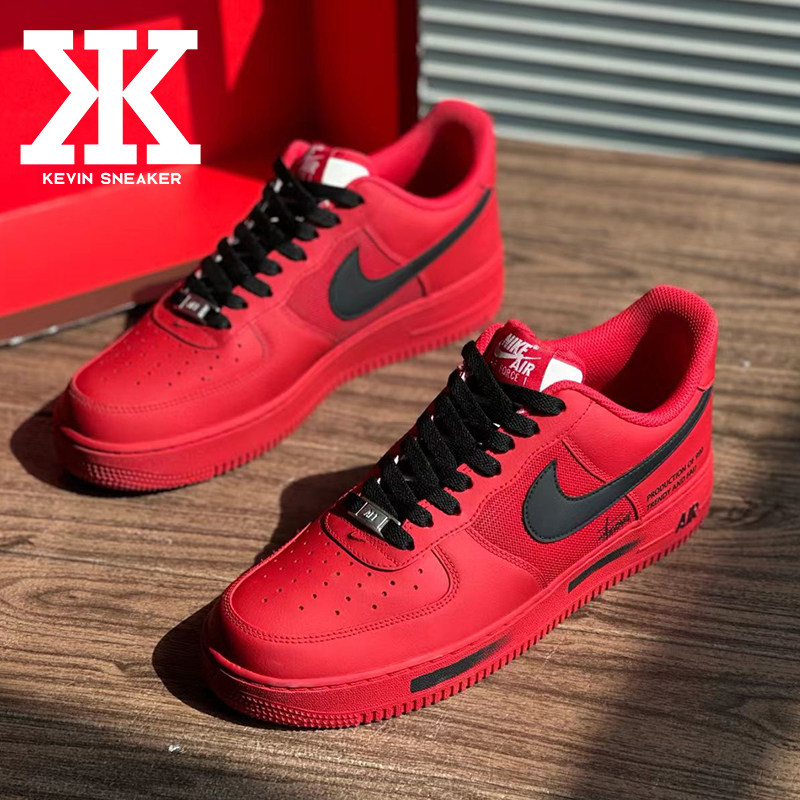 定制AirForce1大红袍X