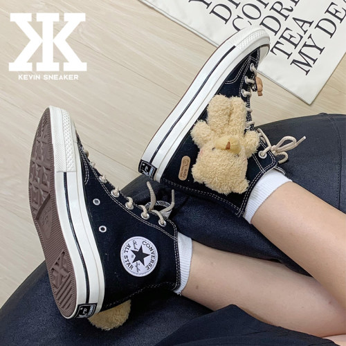 Converse男女同款高帮帆布鞋