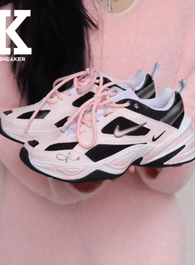 球鞋定制Nike耐克M2KTekno活力甜酷浪漫少女复古减震低帮老爹鞋