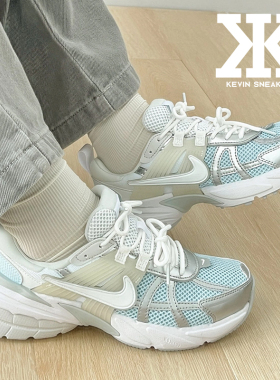 球鞋定制Nike耐克V2KRun以太幻想复古潮酷千禧低帮休闲跑步鞋