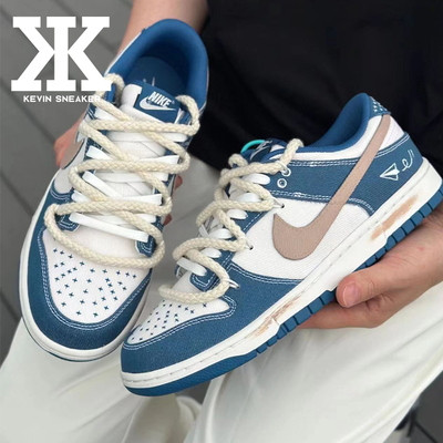 Nike涂鸦牛仔系带男低帮板鞋